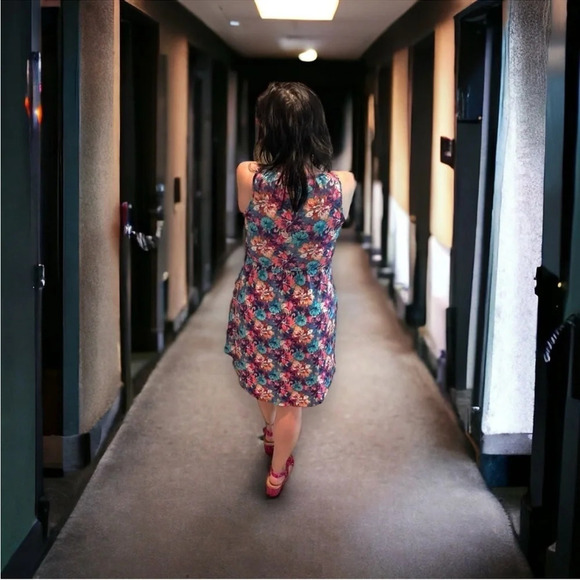 Shirley & Stone‎ Dear Dress floral rainbow - Picture 7 of 8